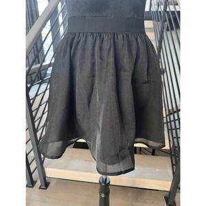 New Black sheer mini skirt size S?M